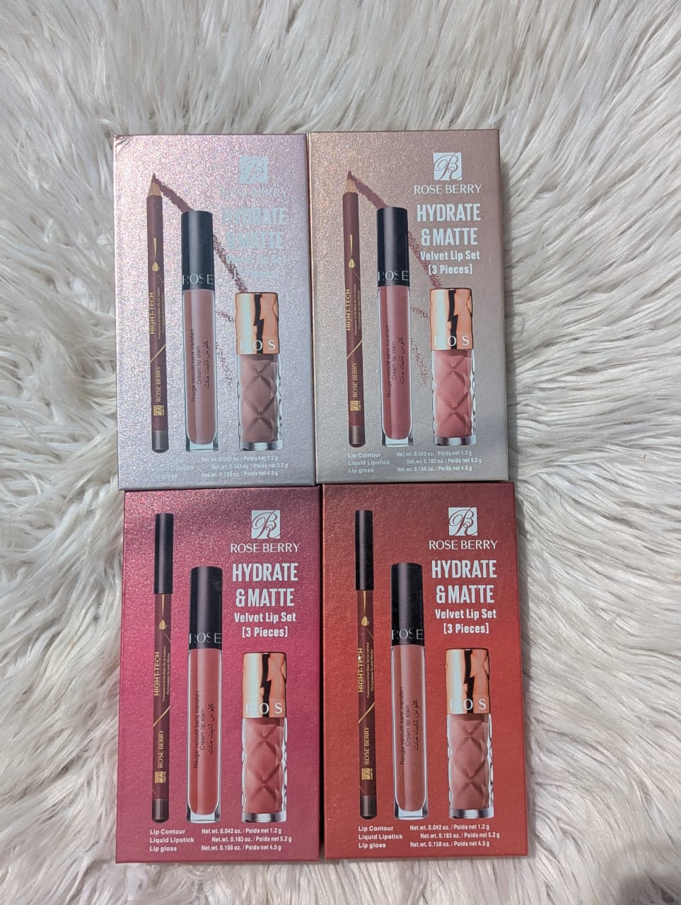 ROSE BERRY HYDRATE & MATTE VELVET LIP SET