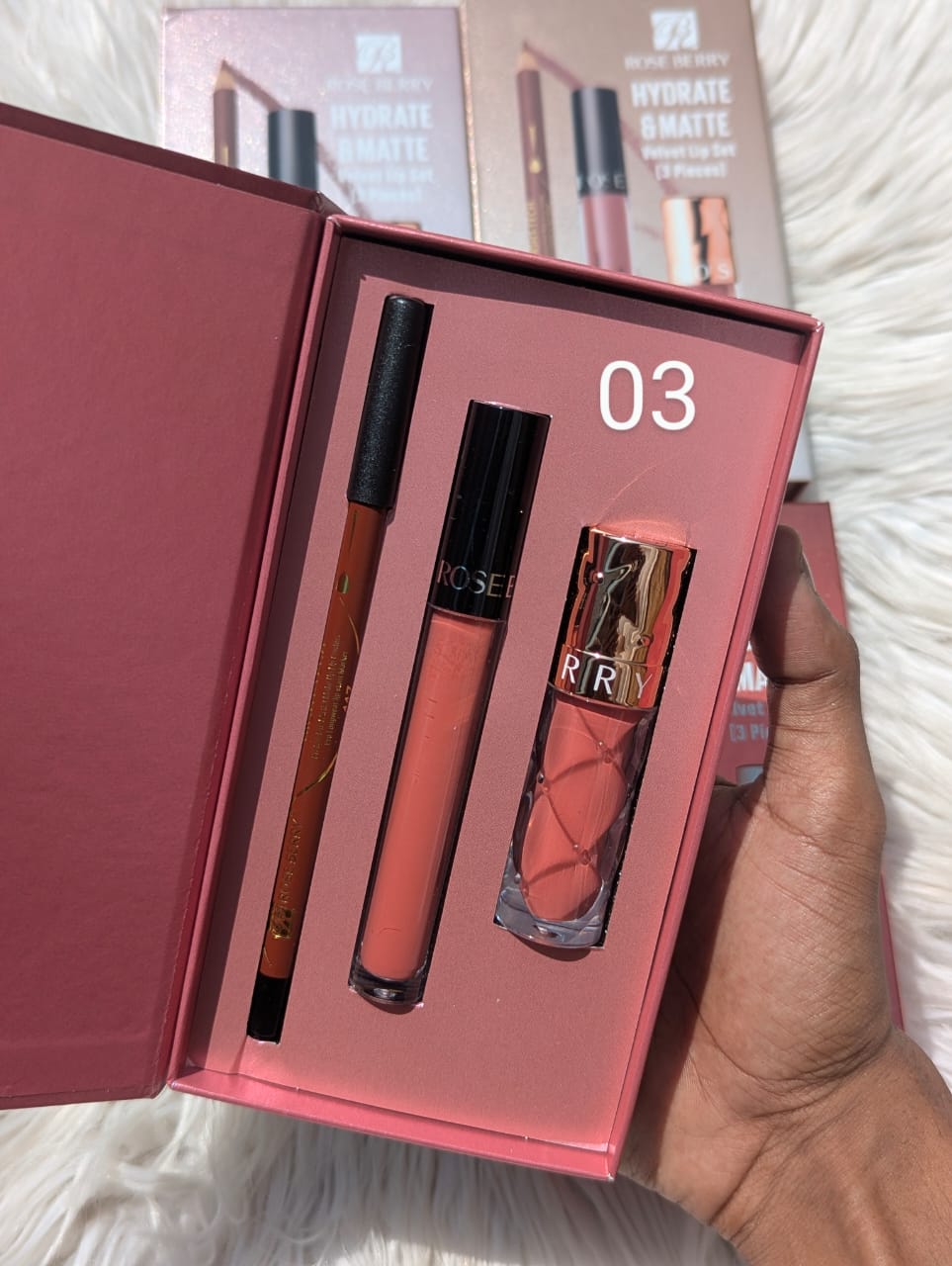 ROSE BERRY HYDRATE & MATTE VELVET LIP SET - Image 4