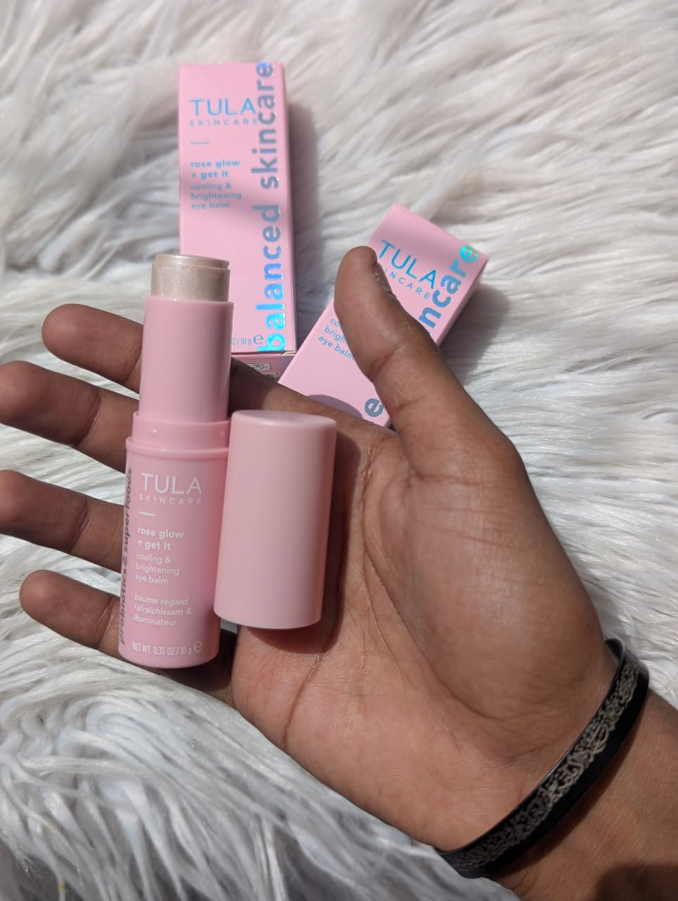 TULA Skincare Rose Glow Brightening Eye Balm - Image 2