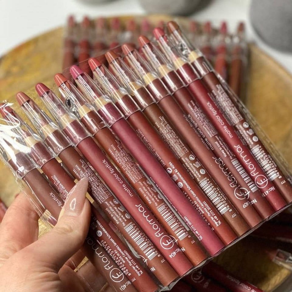 FLORMAR- 12 pcs Matte Color Lip pencils set - Image 2