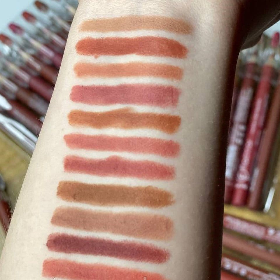 FLORMAR- 12 pcs Matte Color Lip pencils set - Image 3