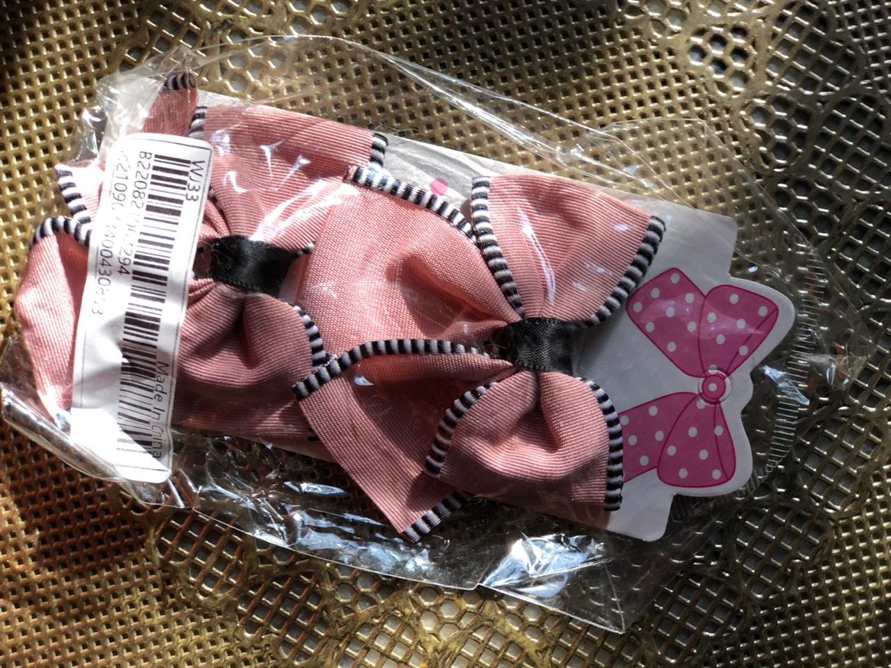 pink ribbon hair bows - Image 2