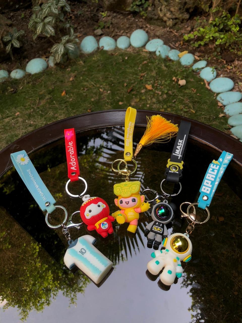 cartoon character keychains